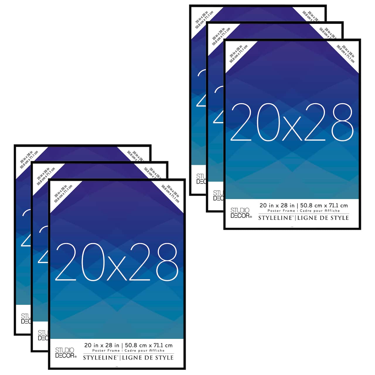 6 Pack: Poster Frame Styleline™ by Studio Décor®